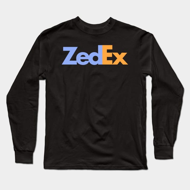 ZedEx - Zombie delivery service Long Sleeve T-Shirt by zombieroomie